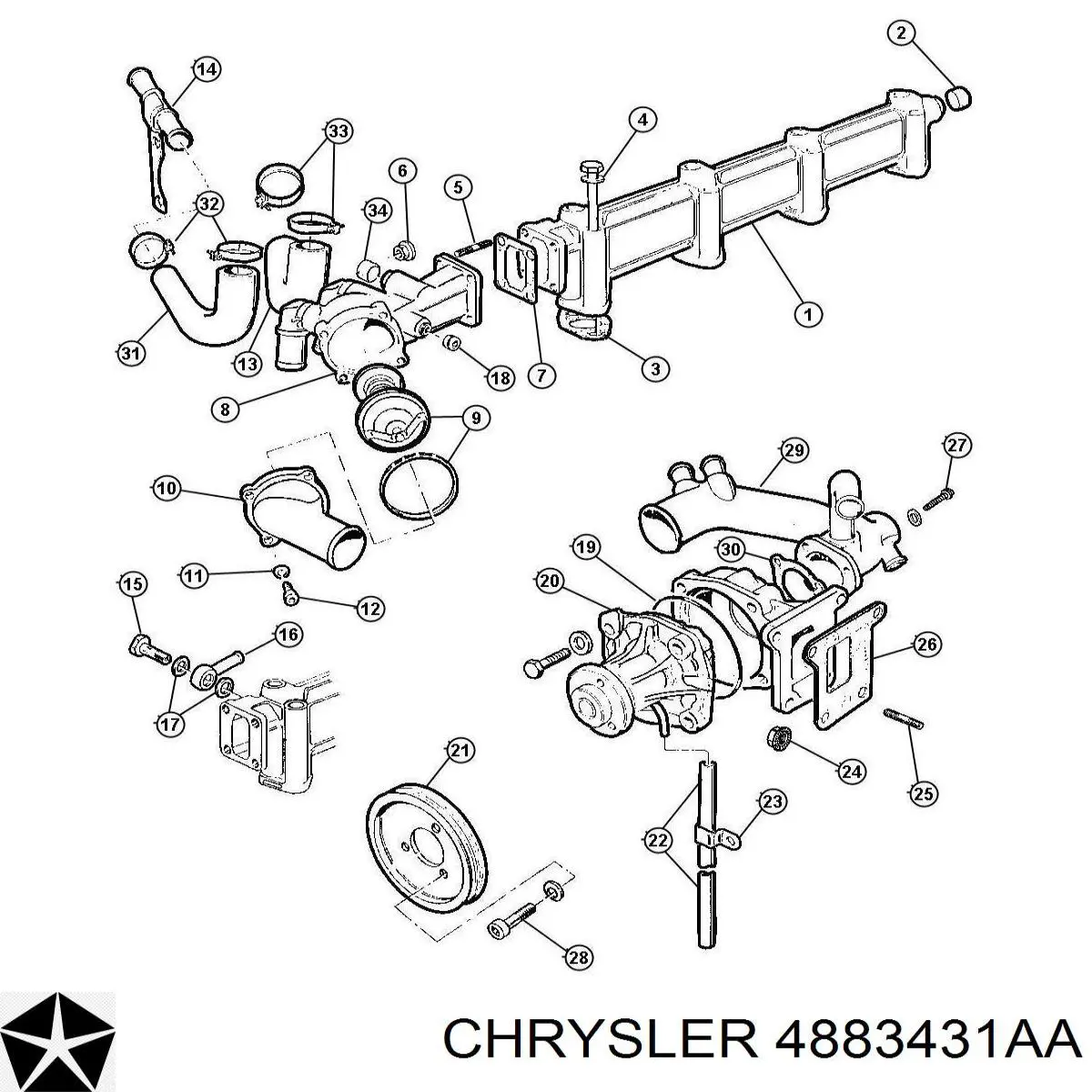 K04883431AA Fiat/Alfa/Lancia