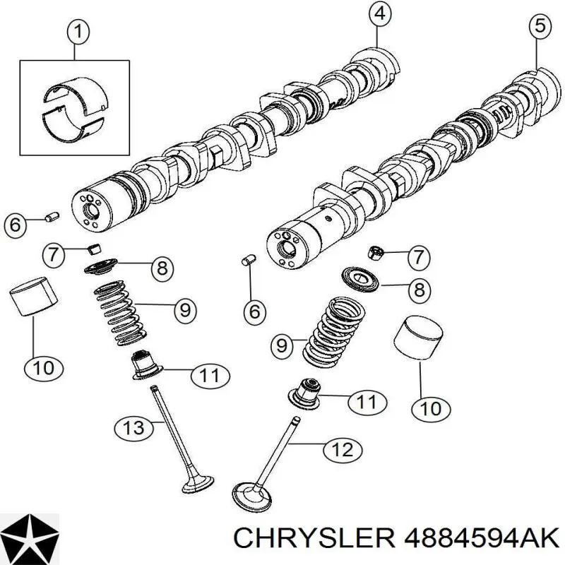  Chrysler 4884594AK precio, desde 6,31 EUR