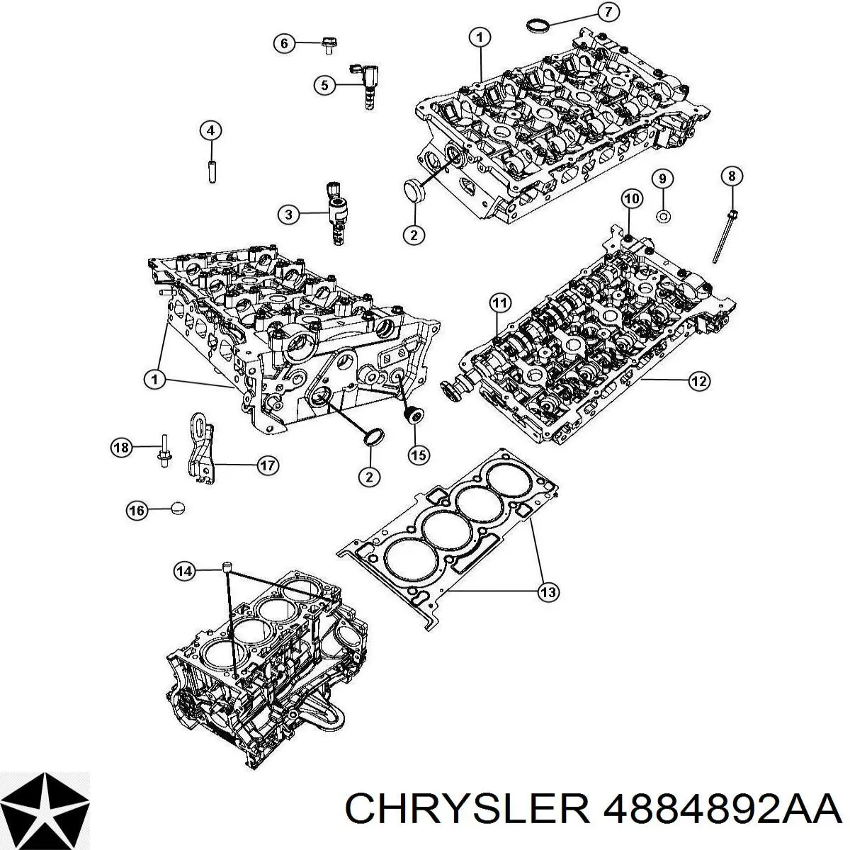 K04884892AA Fiat/Alfa/Lancia