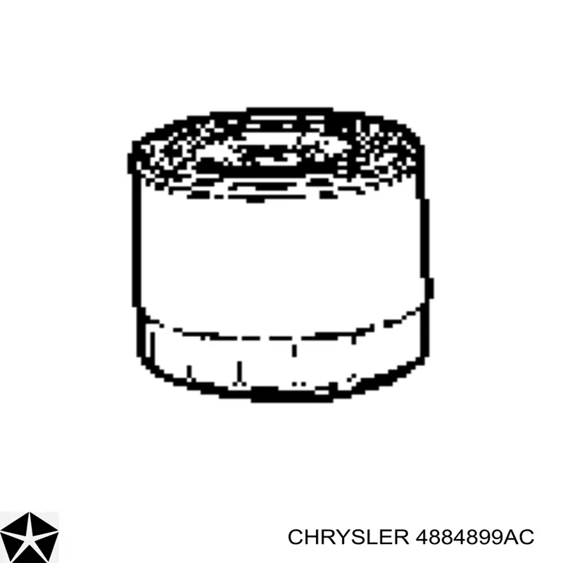 Filtro de aceite 4884899AC Chrysler