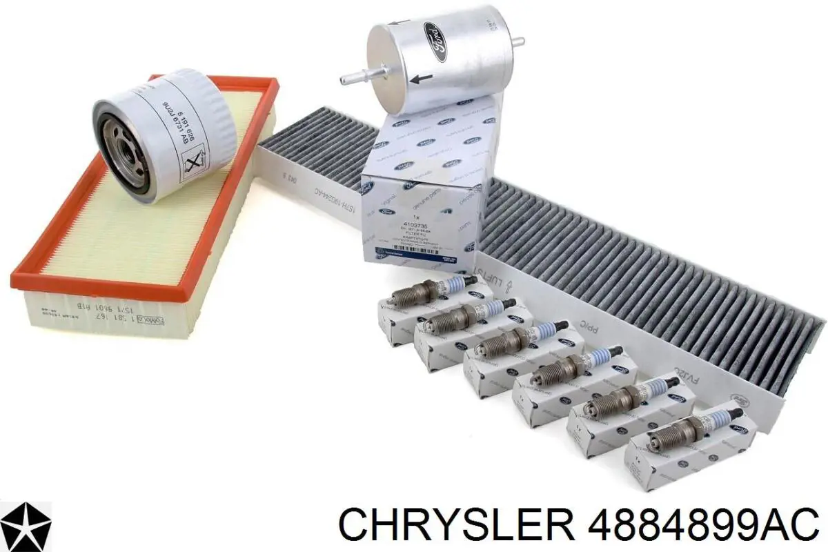 4884899AC Chrysler filtro de aceite