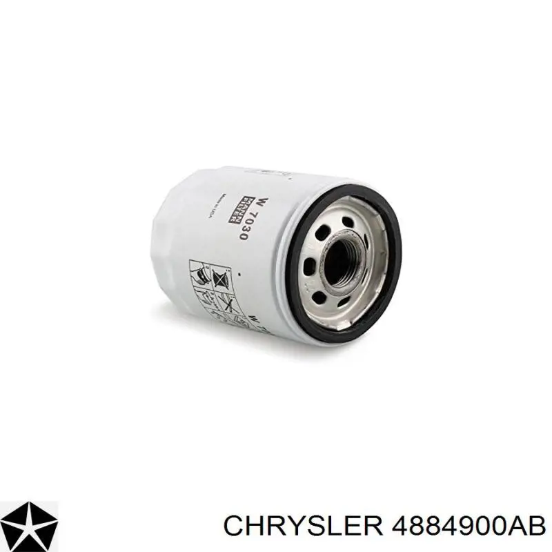Filtro de aceite Chrysler 4884900AB precio, desde 5,98 EUR