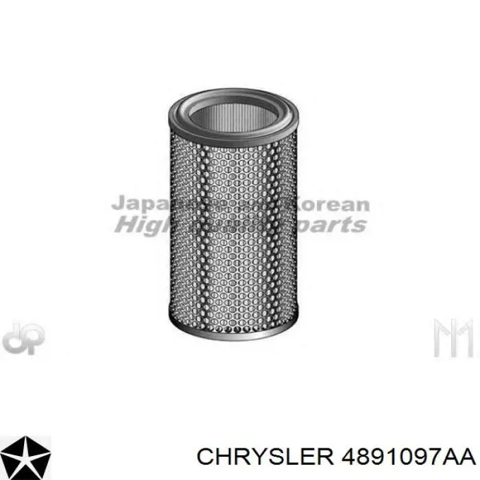 4891097AA Chrysler filtro de aire