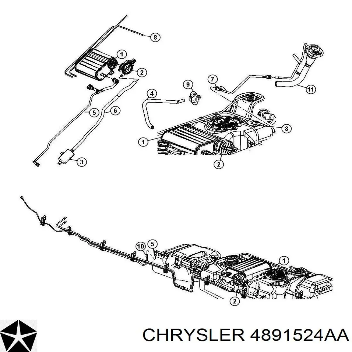 4891524AA Chrysler