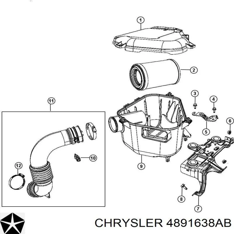 04891638AB Chrysler