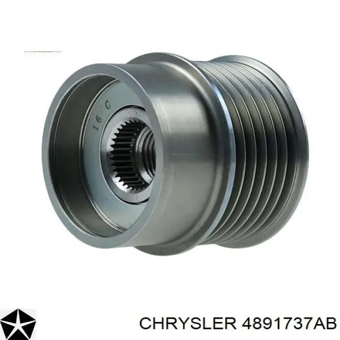 4891737AB Chrysler Rueda libre alternador 