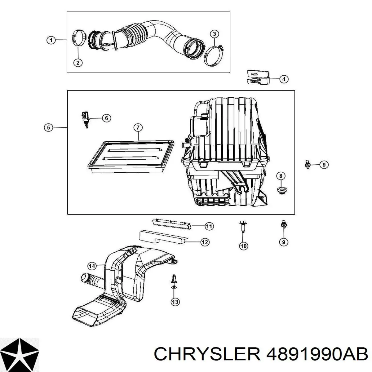4891990AB Chrysler 