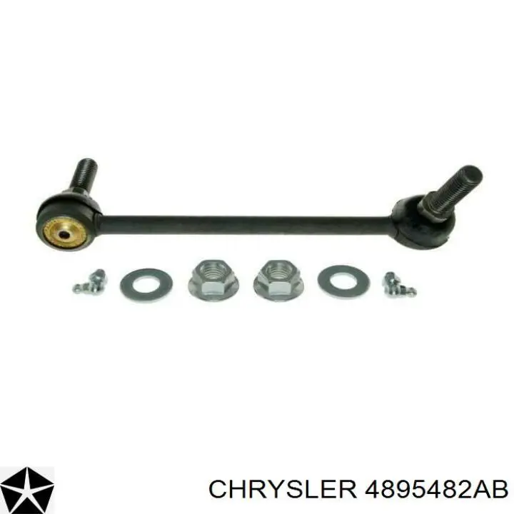 4895482AB Chrysler barra estabilizadora delantera derecha