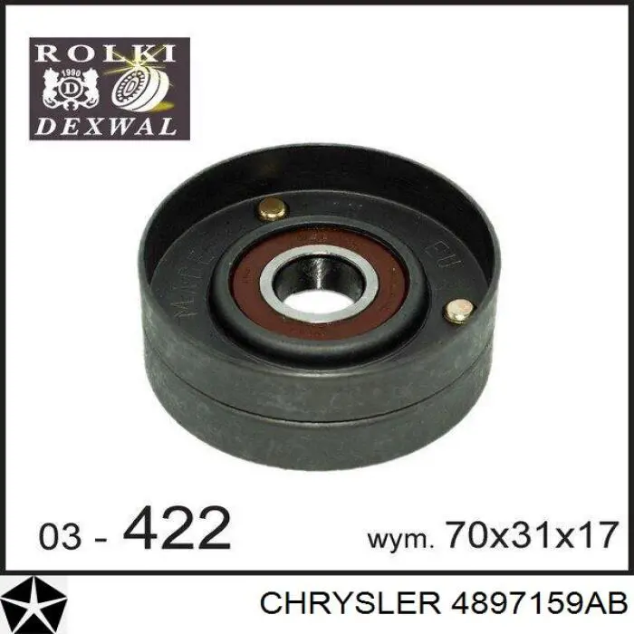 4897159AB Chrysler Tensor de correa de alternador