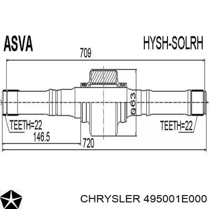 495001E000 Chrysler