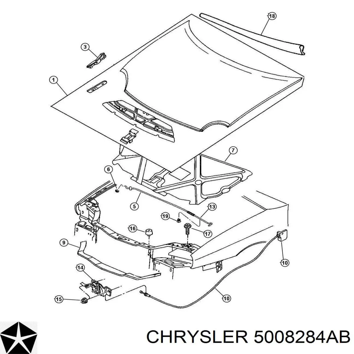  Chrysler 5008284AB precio, desde 11,31 EUR