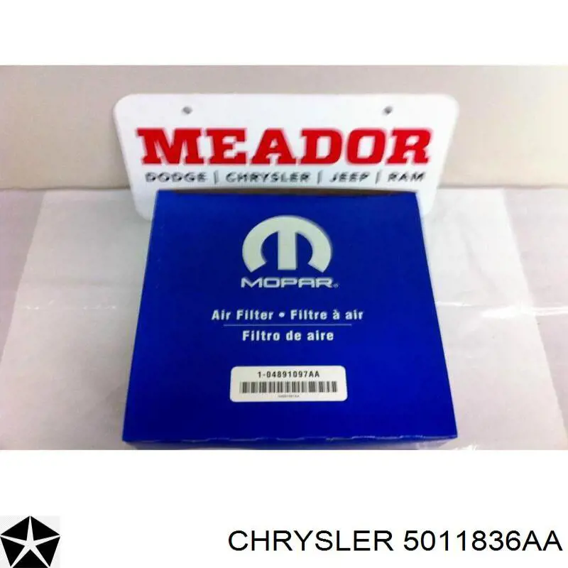 5011836AA Chrysler Filtro de aire de motor