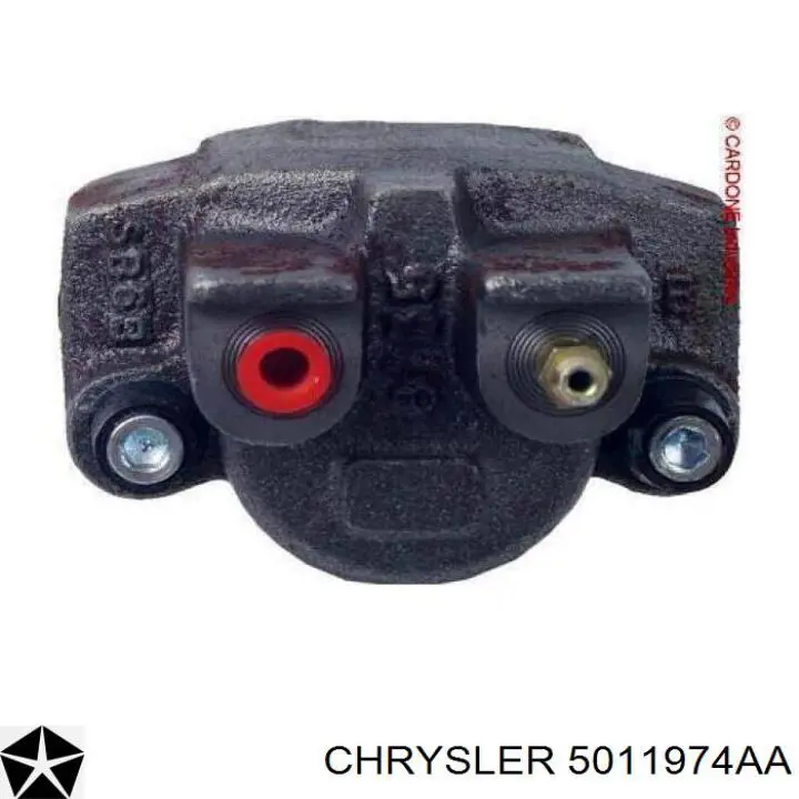 5011974AA Chrysler pinza de freno trasero derecho