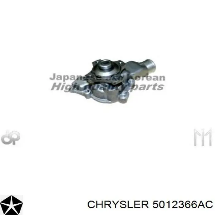 5012366AC Chrysler bomba de agua