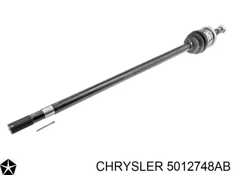 5012748AB Chrysler árbol de transmisión delantero derecho