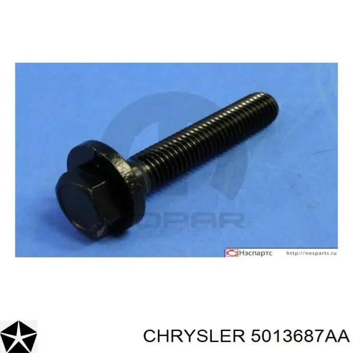 Tornillo de fijación del amortiguador delantero 5013687AB Chrysler