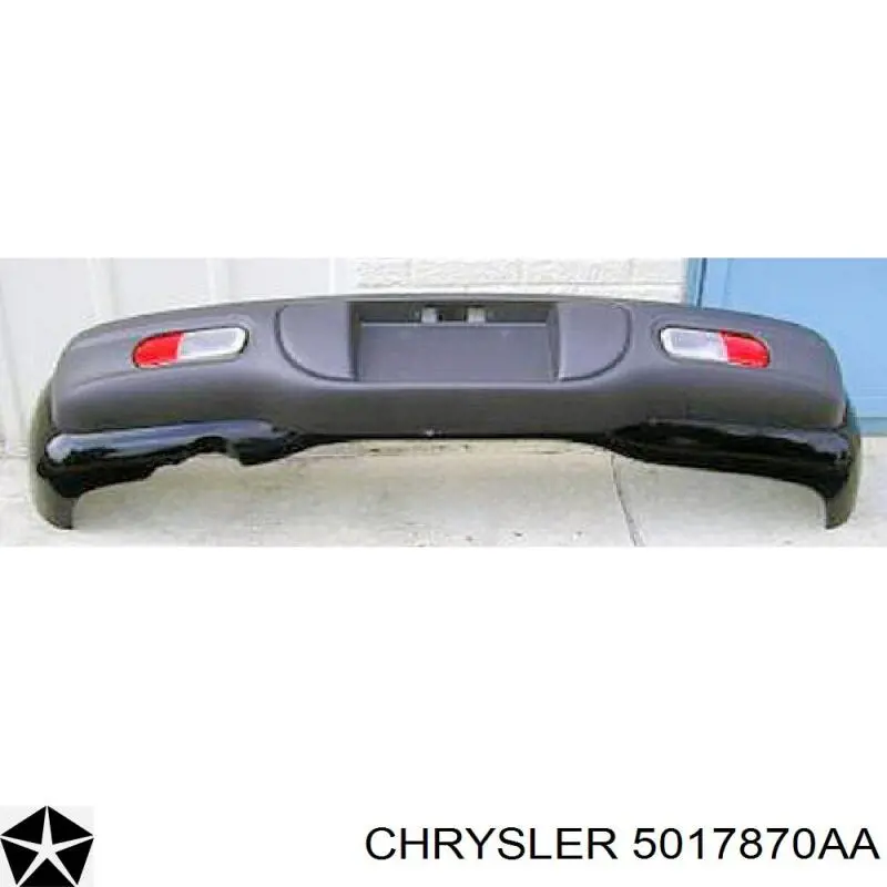 5017871AA Chrysler parachoques trasero