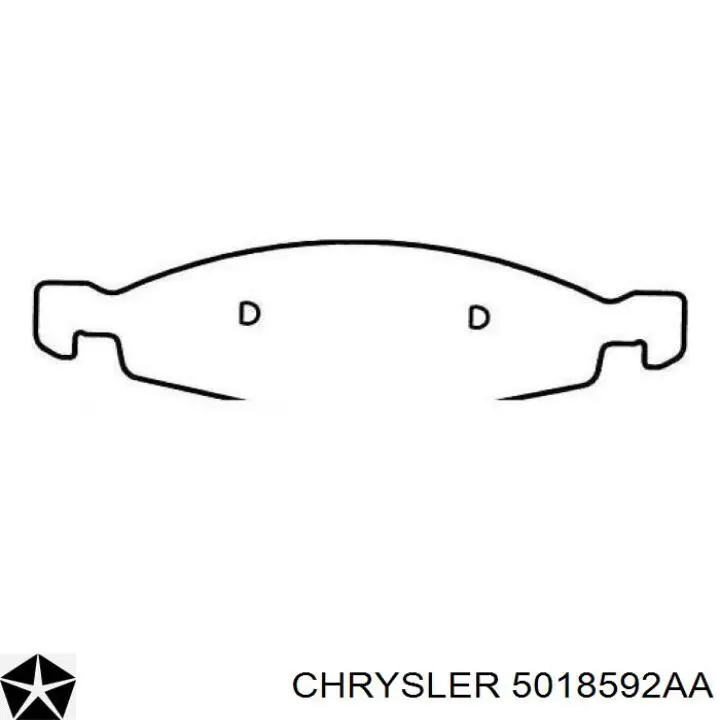 Pastillas freno delanteras Chrysler 5018592AA precio, desde 31,13 EUR