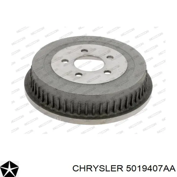 5019407AA Chrysler Tambor de freno trasero