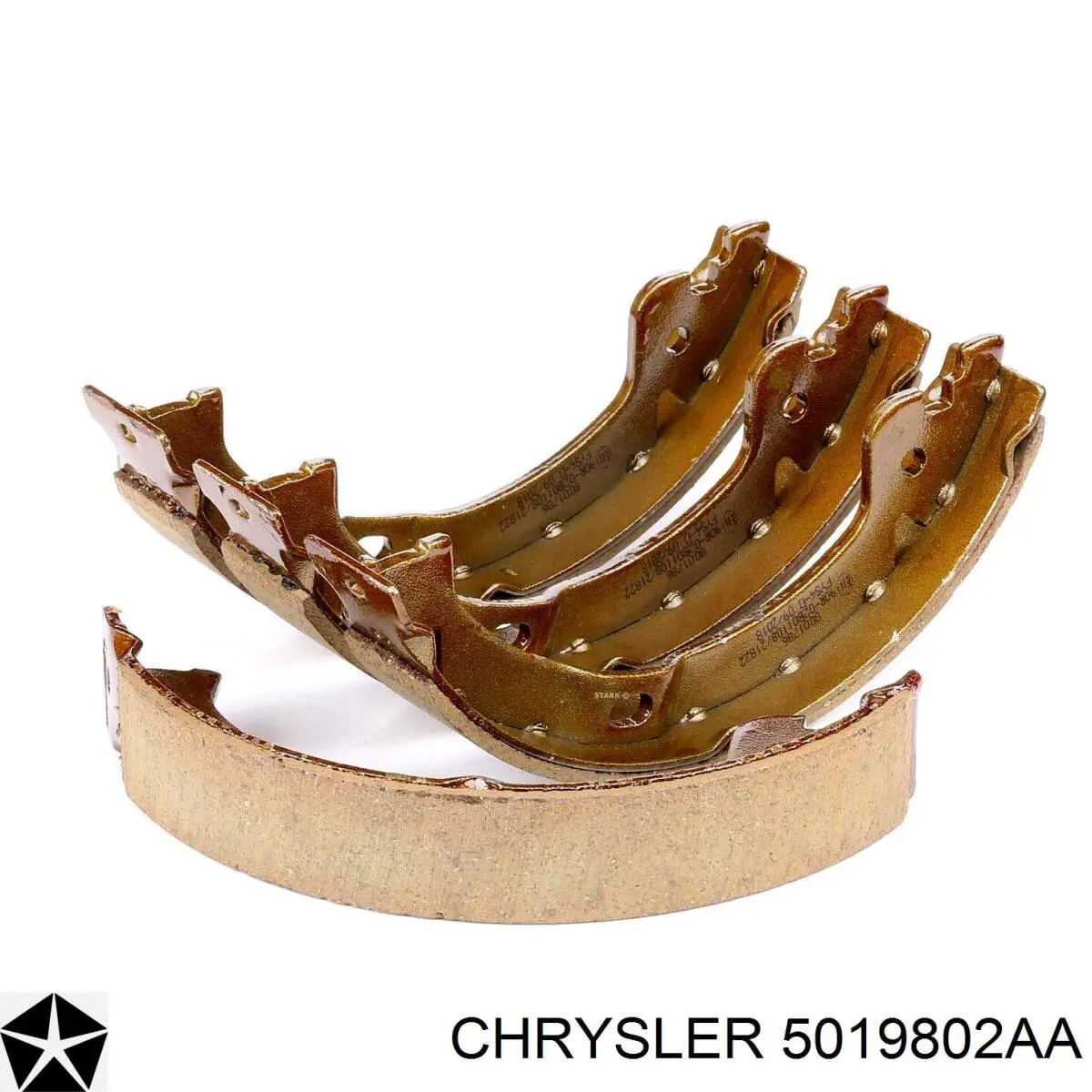 Zapatas de freno de mano 5019802AA Chrysler