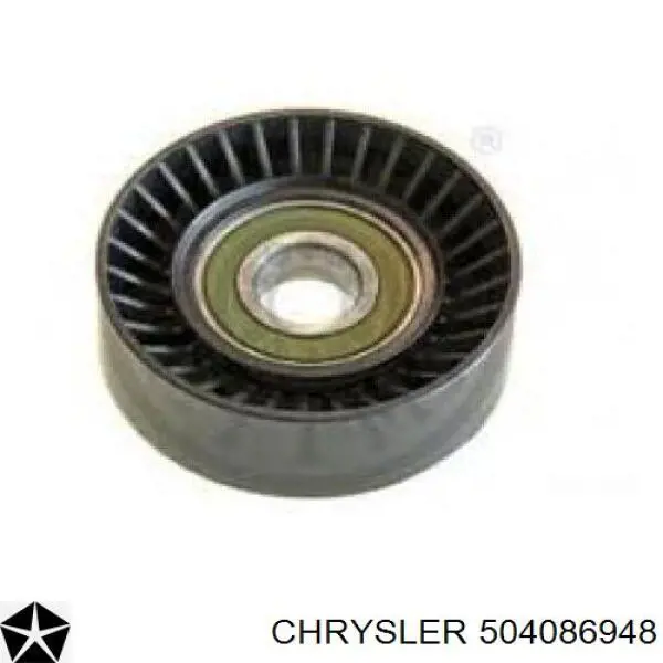 504086948 Chrysler tensor de correa, correa poli v