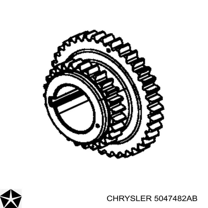 K05047482AB Fiat/Alfa/Lancia rueda dentada, cigüeñal