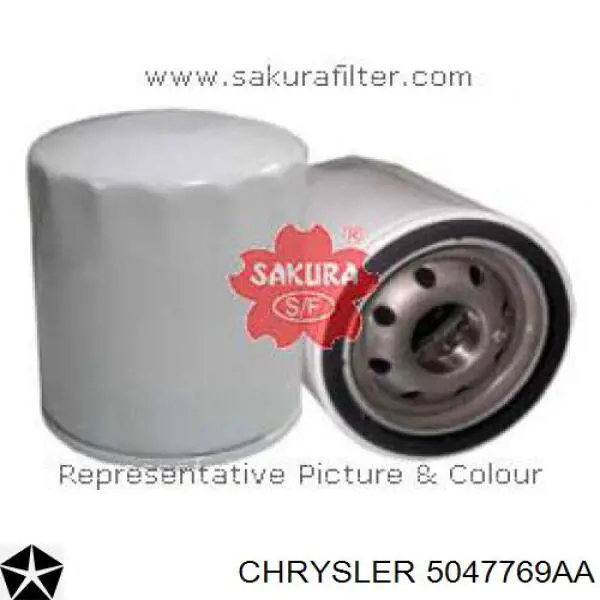 Filtro de aceite Chrysler 5047769AA precio, desde 5,98 EUR