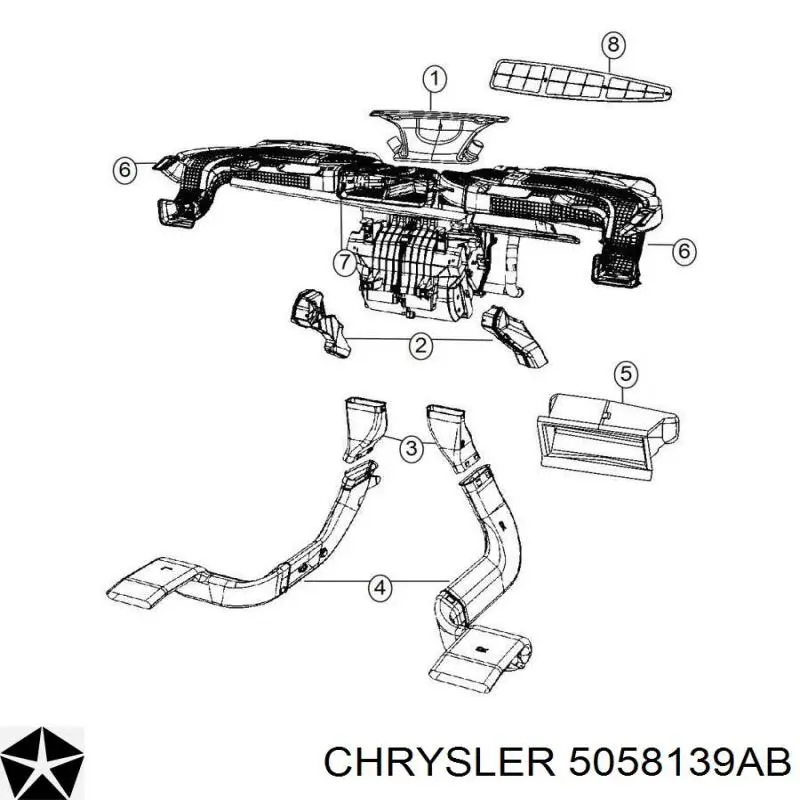 K05058139AB Fiat/Alfa/Lancia