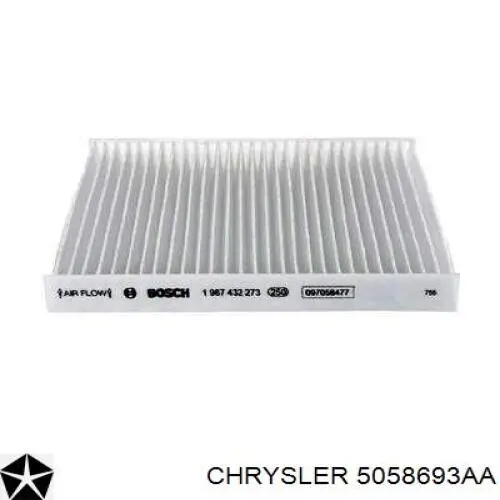 Comprar 5058693AA Chrysler Filtro de aire del habitáculo