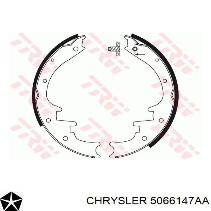 Comprar 5066147AA Chrysler Zapatas de freno