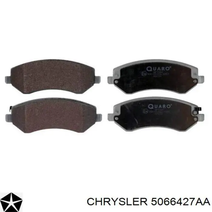 5066427AA Chrysler pastillas de freno delanteras