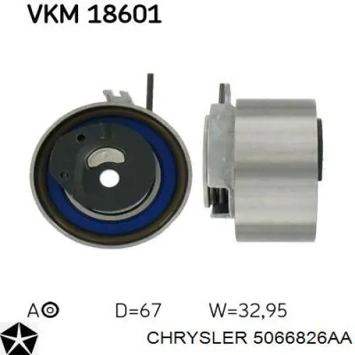 Tensor de la correa de distribución Chrysler 5066826AA precio, desde 54,81 EUR