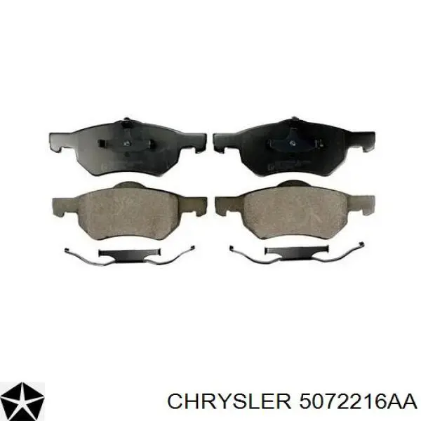 Comprar 5072216AA Chrysler Pastillas delanteras de freno