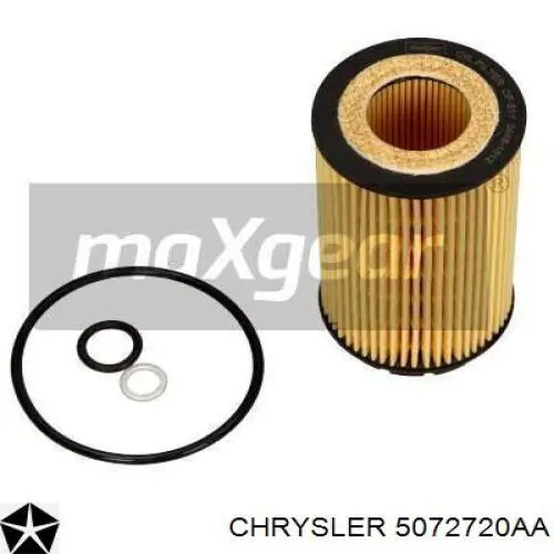 5072720AA Chrysler filtro de aceite