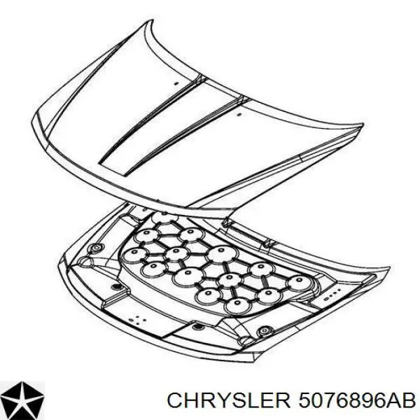 Comprar 5076896AB Chrysler Aislamiento Para Campana