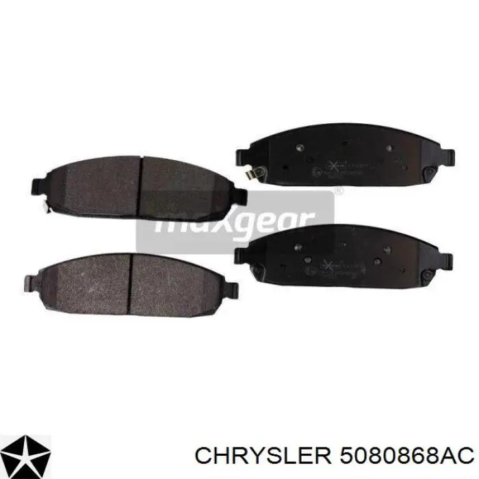 Pastillas freno delanteras Chrysler 5080868AC precio, desde 44,28 EUR
