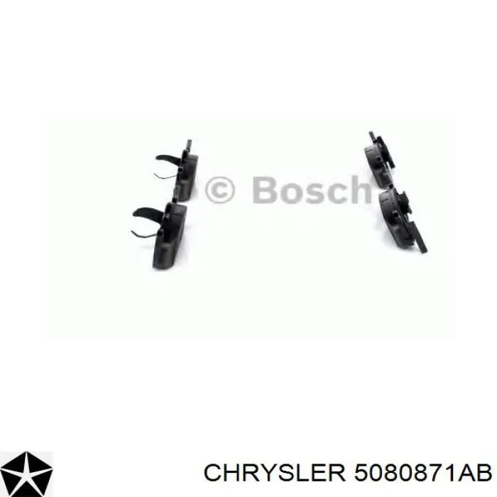 Pastillas traseras de freno Chrysler 5080871AB precio, desde 30,61 EUR