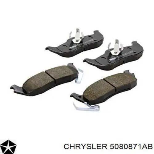 Comprar 5080871AB Chrysler Pastillas de freno traseras