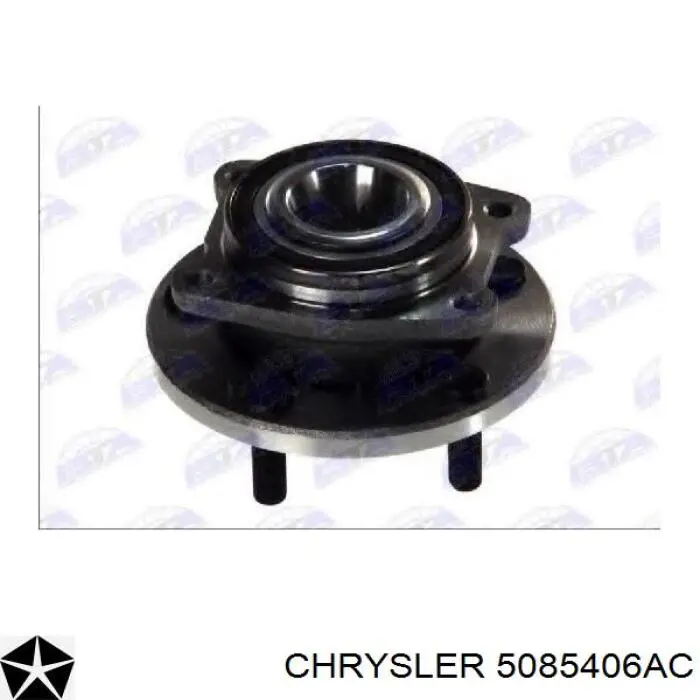 5085406AC Chrysler cubo de rueda delantero