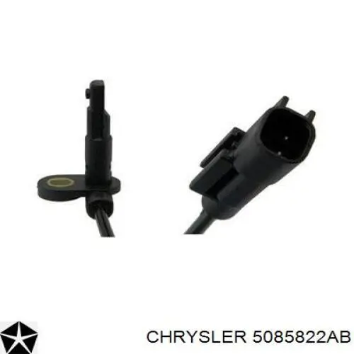 5085822AB Chrysler sensor abs delantero derecho