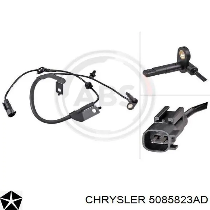Comprar 5085823AD Chrysler Sensor ABS, rueda delantera izquierda