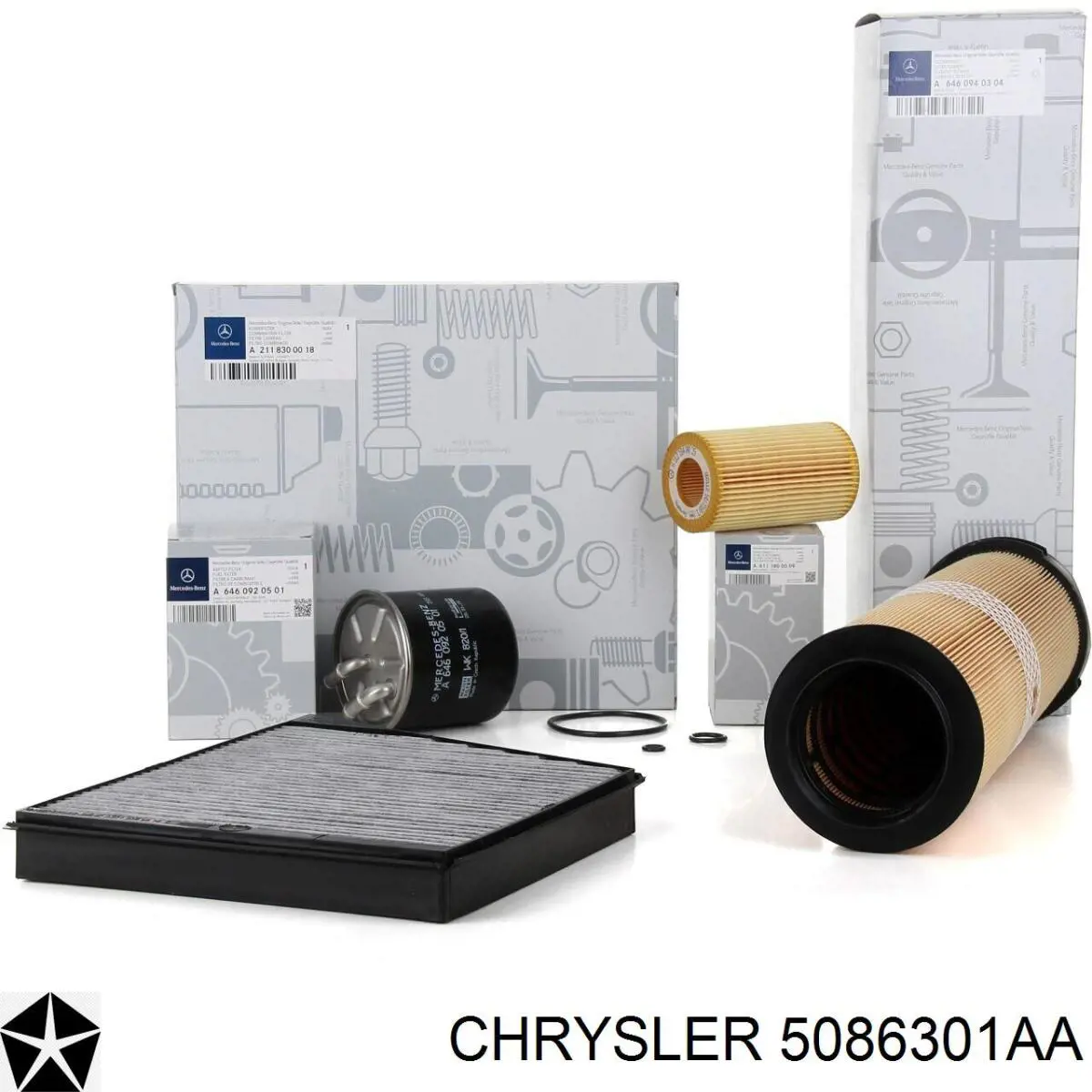 5086301AA Chrysler filtro de aceite