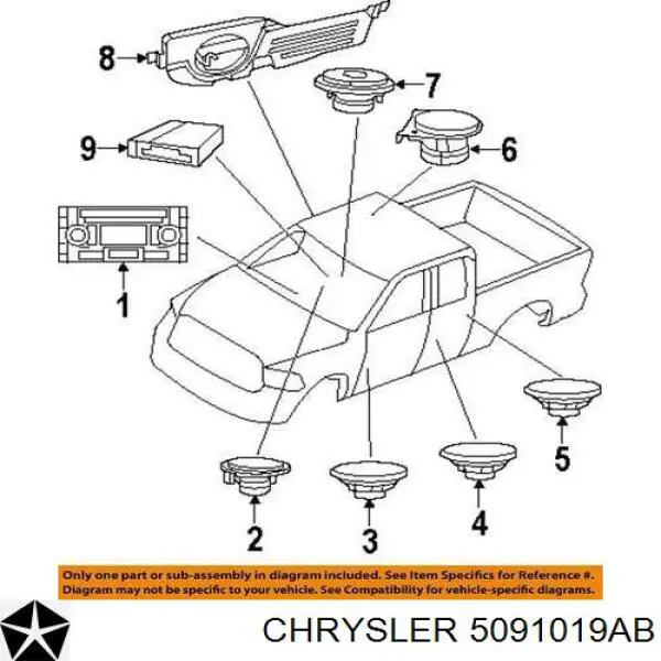 5091019AB Chrysler