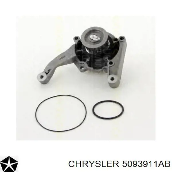 5093911AB Chrysler bomba de agua, completo con caja