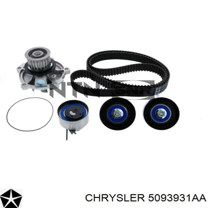 Polea correa distribución Chrysler 5093931AA precio, desde 17,02 EUR