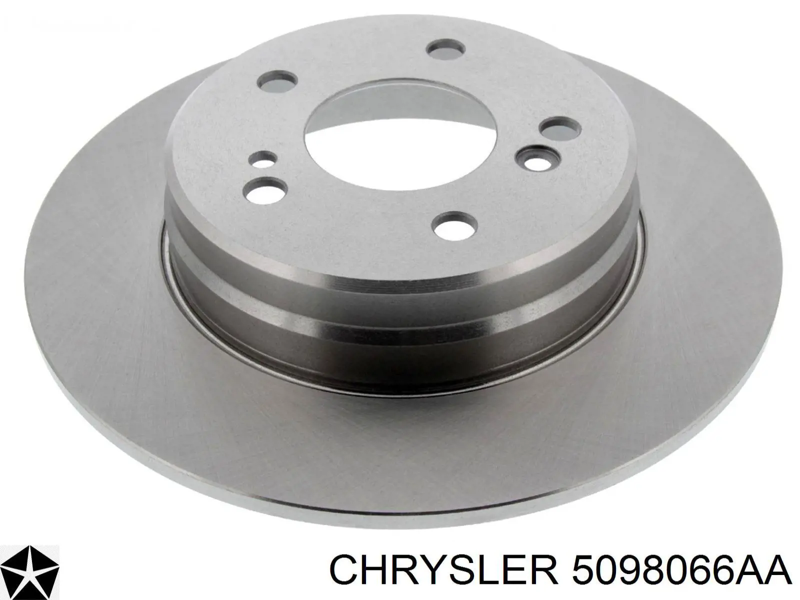 5098066AA Chrysler disco de freno trasero