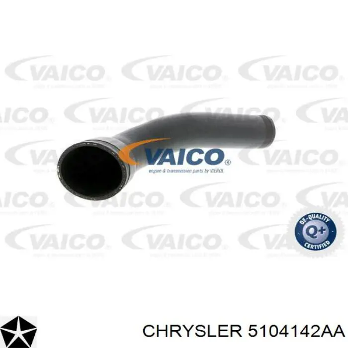 5104142AA Chrysler tubo flexible de aire de sobrealimentación derecho