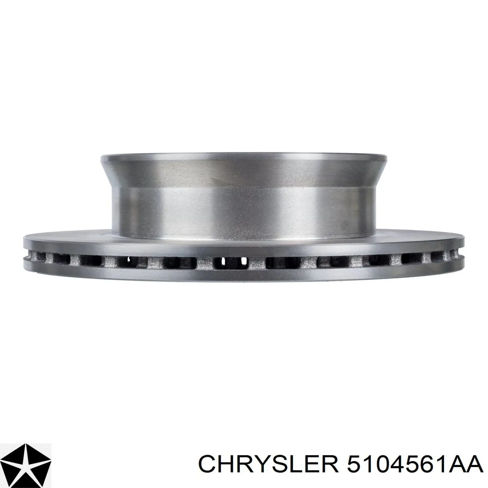 5104561AA Chrysler disco de freno delantero