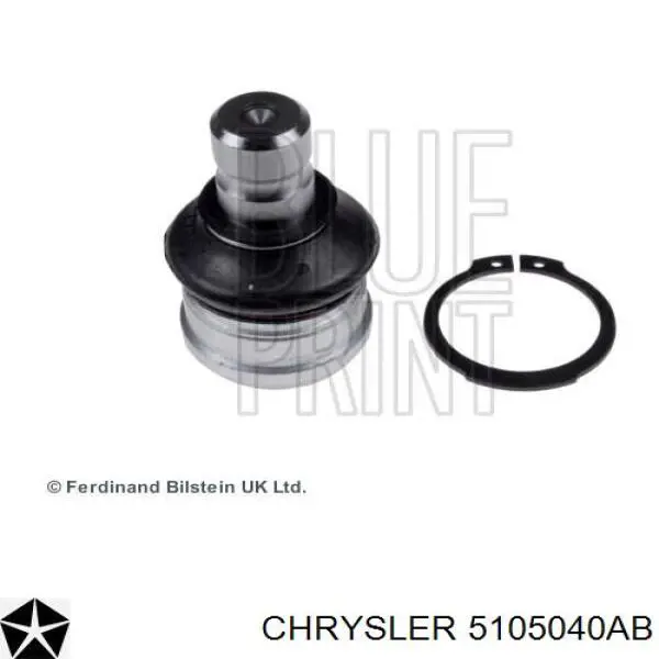 Brazo inferior derecho de la suspensión delantera 5105040AB Chrysler