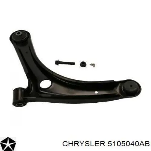 Brazo inferior derecho de la suspensión delantera Chrysler 5105040AB